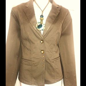 OLIVE COLOR BLAZER
